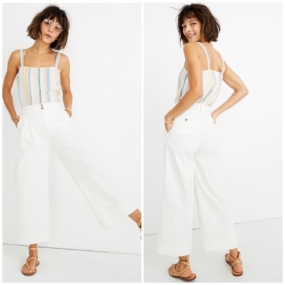 Madewell Pants - NWT Madewell Pleated Wide-Leg Pants | size 8 reg.